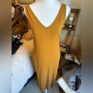 Banana Republic Mustard Maxi Dress
